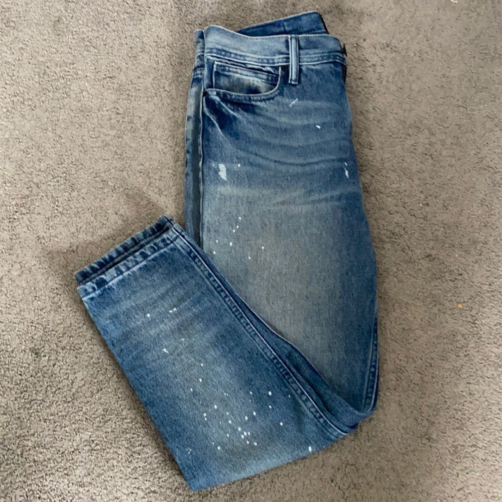 Dad jeans, slim taper fit